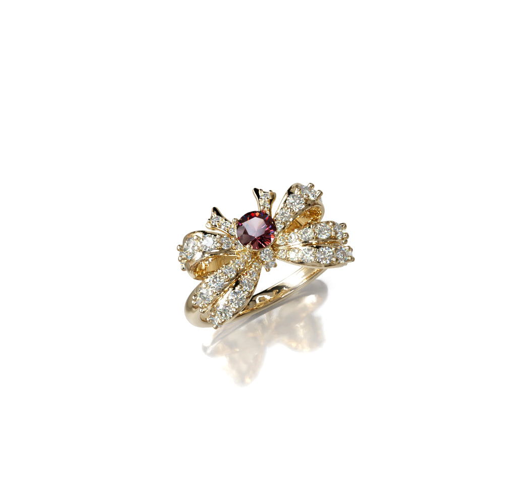 Knot Fancy Diamond Ring image 0