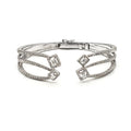 Emerald Diamond Fancy Cuff Bangle image 0