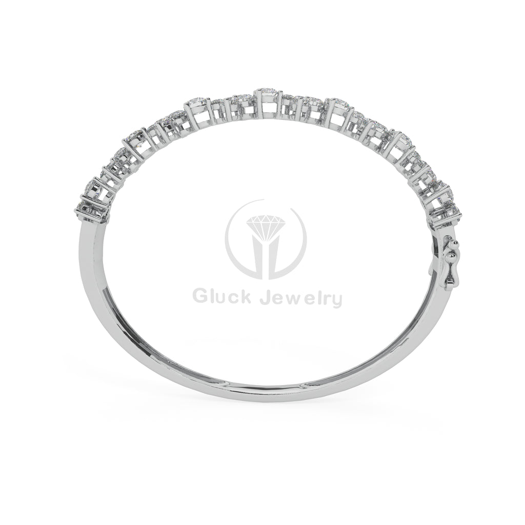 Elegant and Simple Diamond Bangle image 3