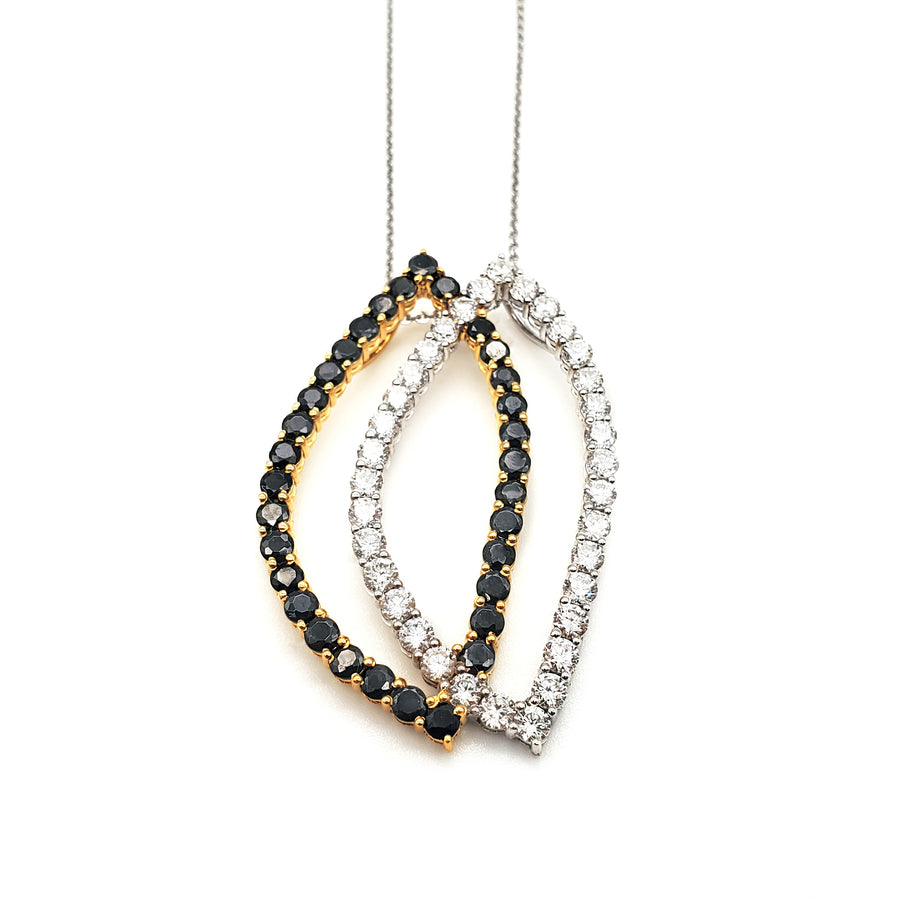 Shadow Leaf Design Pendant