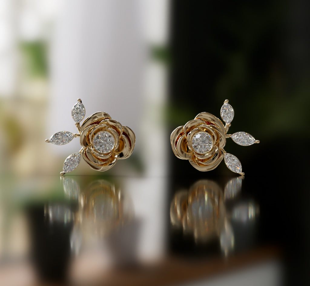 Rose earrings  image 13