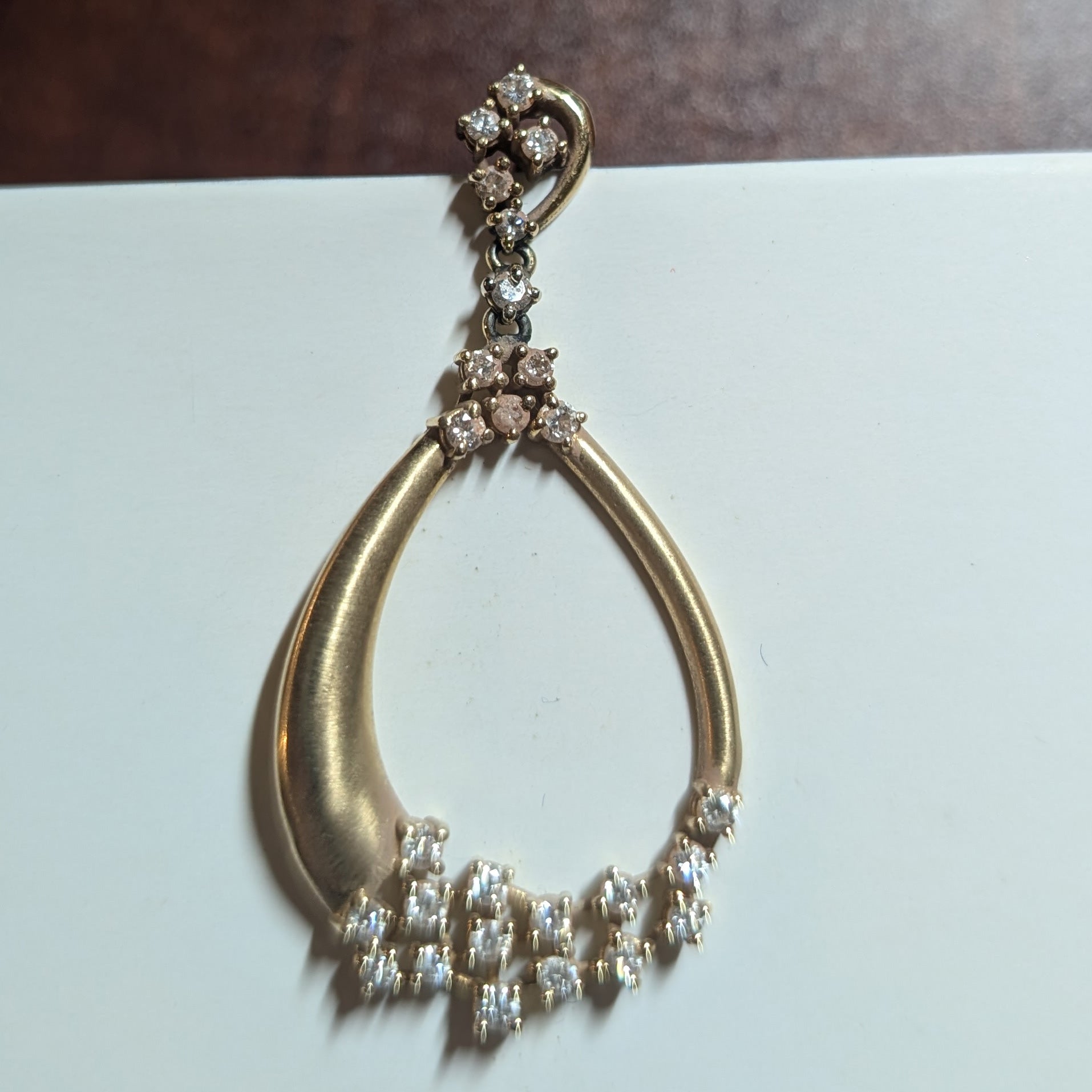 Celestial Cascade Hoops Diamond Dangle Earring image 4