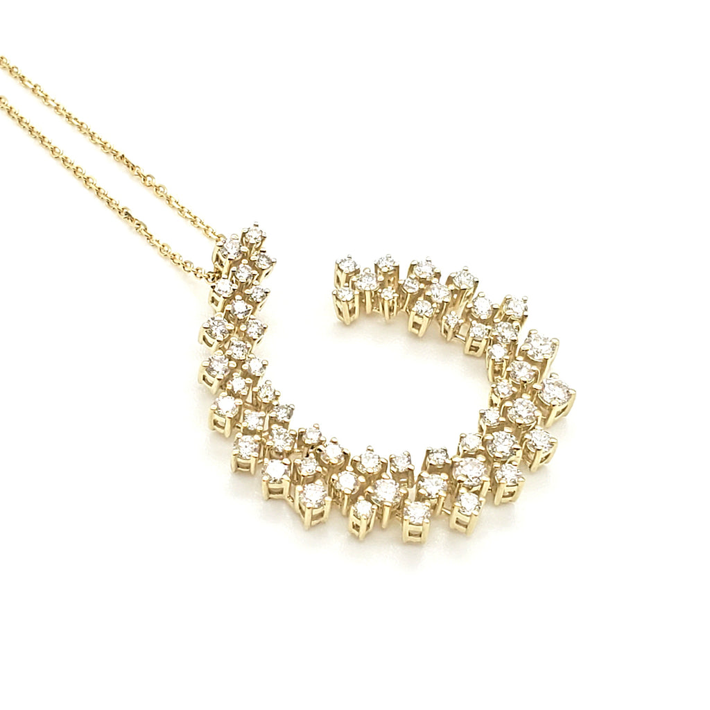 Open Circle Lab Grown Diamond Pendant image 3