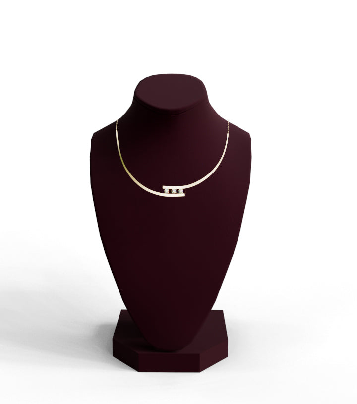 YU829-copy of 3 Carat Total Heart Shape Pendant image 4