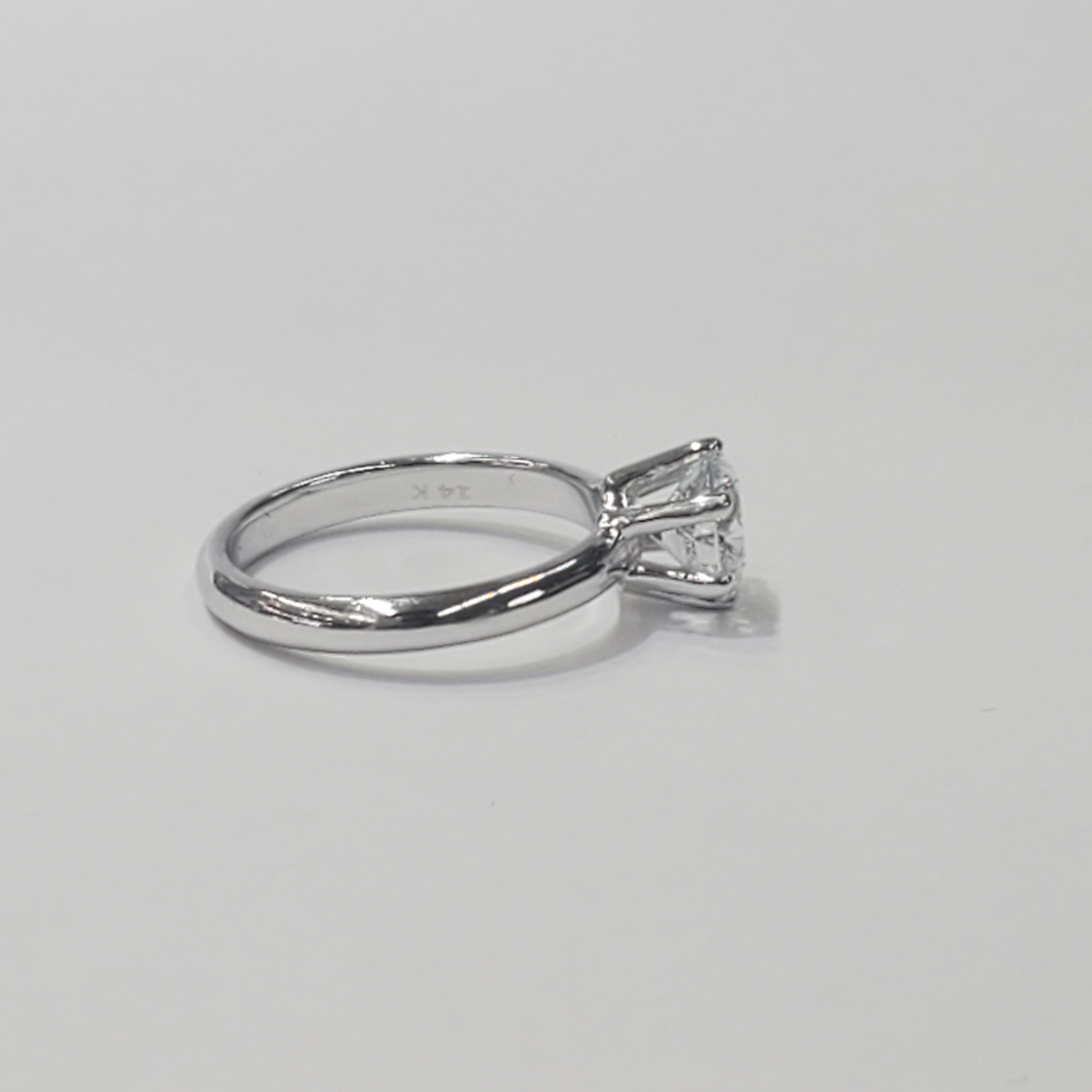 Six Prong Solitaire Engagement Ring image 3