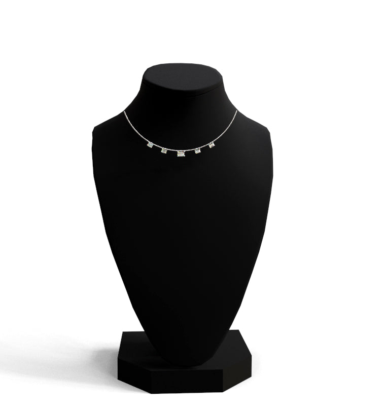 Selected Emerald cut necklace image 0