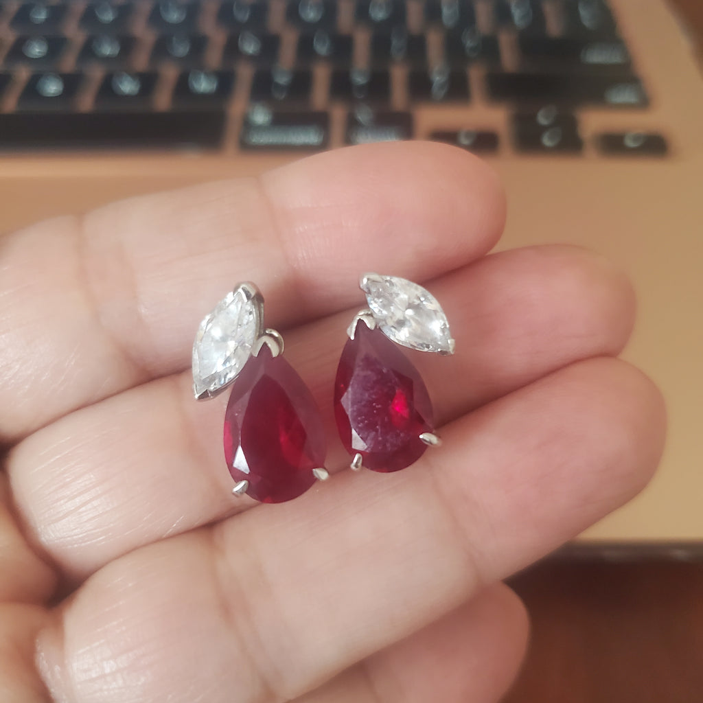 Flying Marquise and Pear Stud Earring image 13