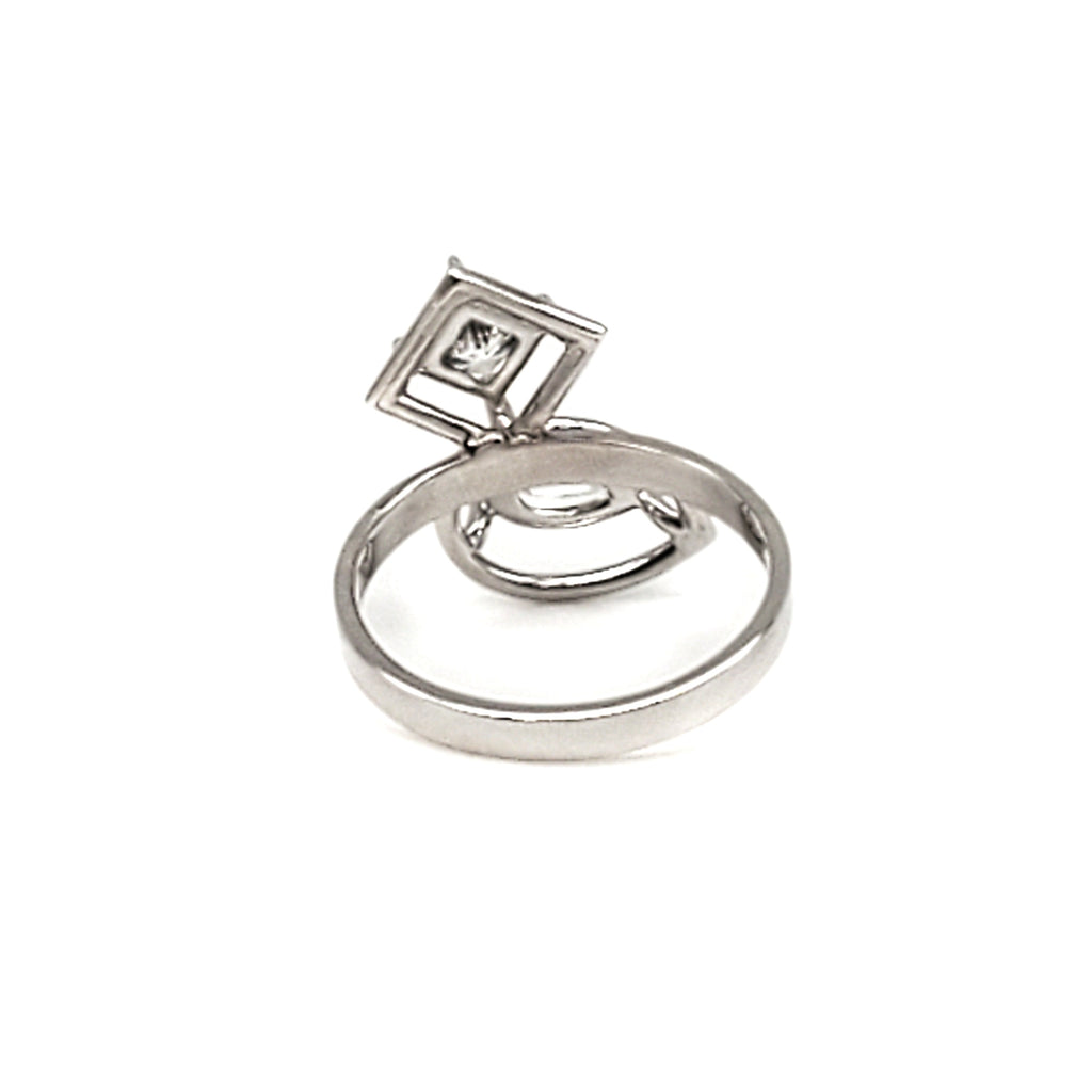 Pear and Princess Fancy Diamond Ring image 3