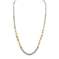Two Tone Fancy Diamonds Tennis Necklace image 0