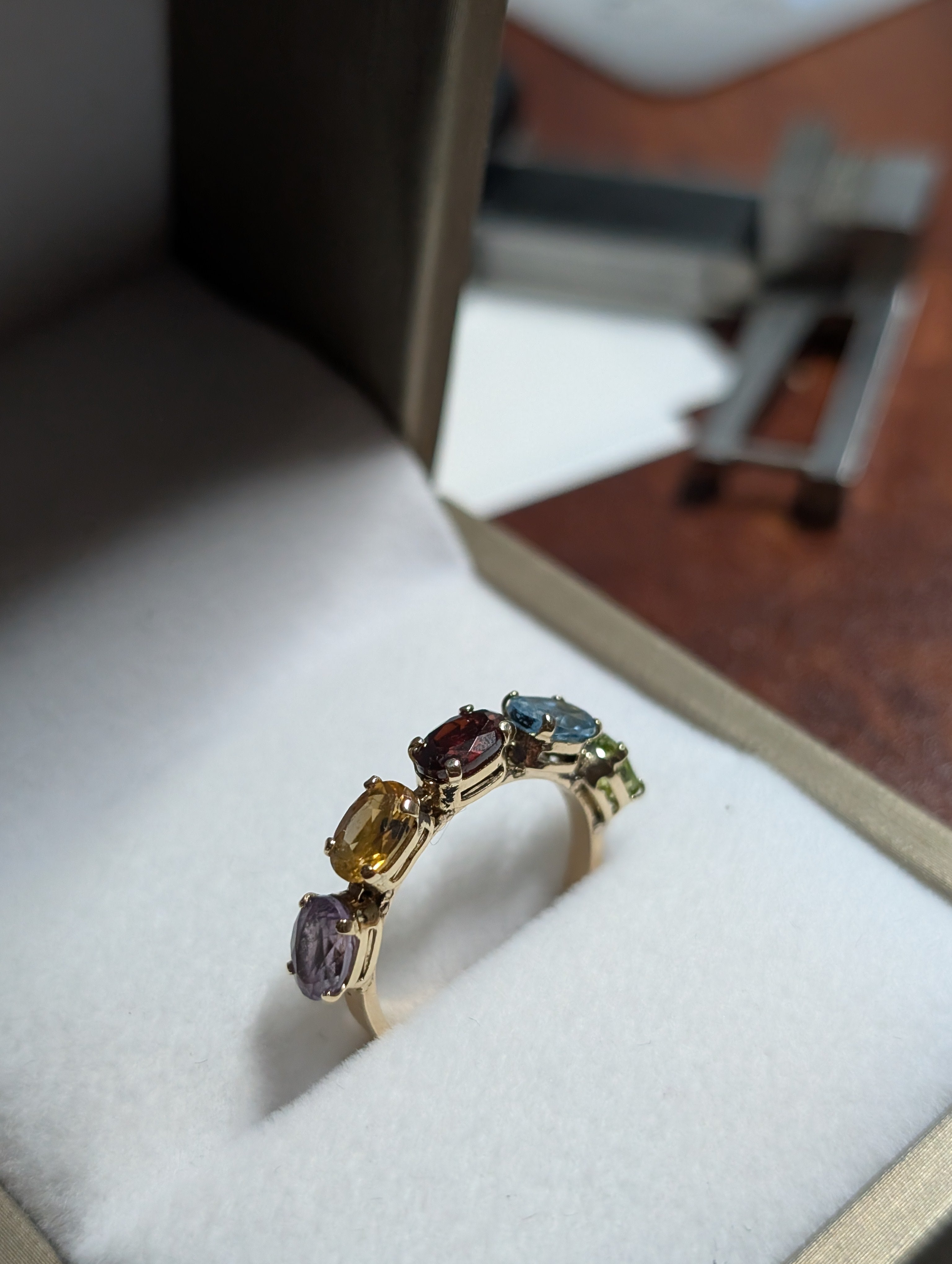 5-Half Carat Oval Color Stone Ring image 6