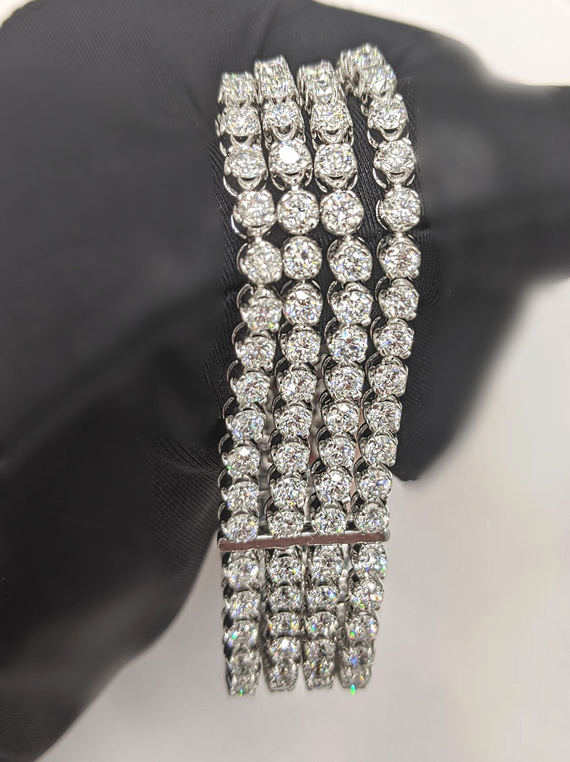 Four Row Tennis Diamond Bracelet image 1