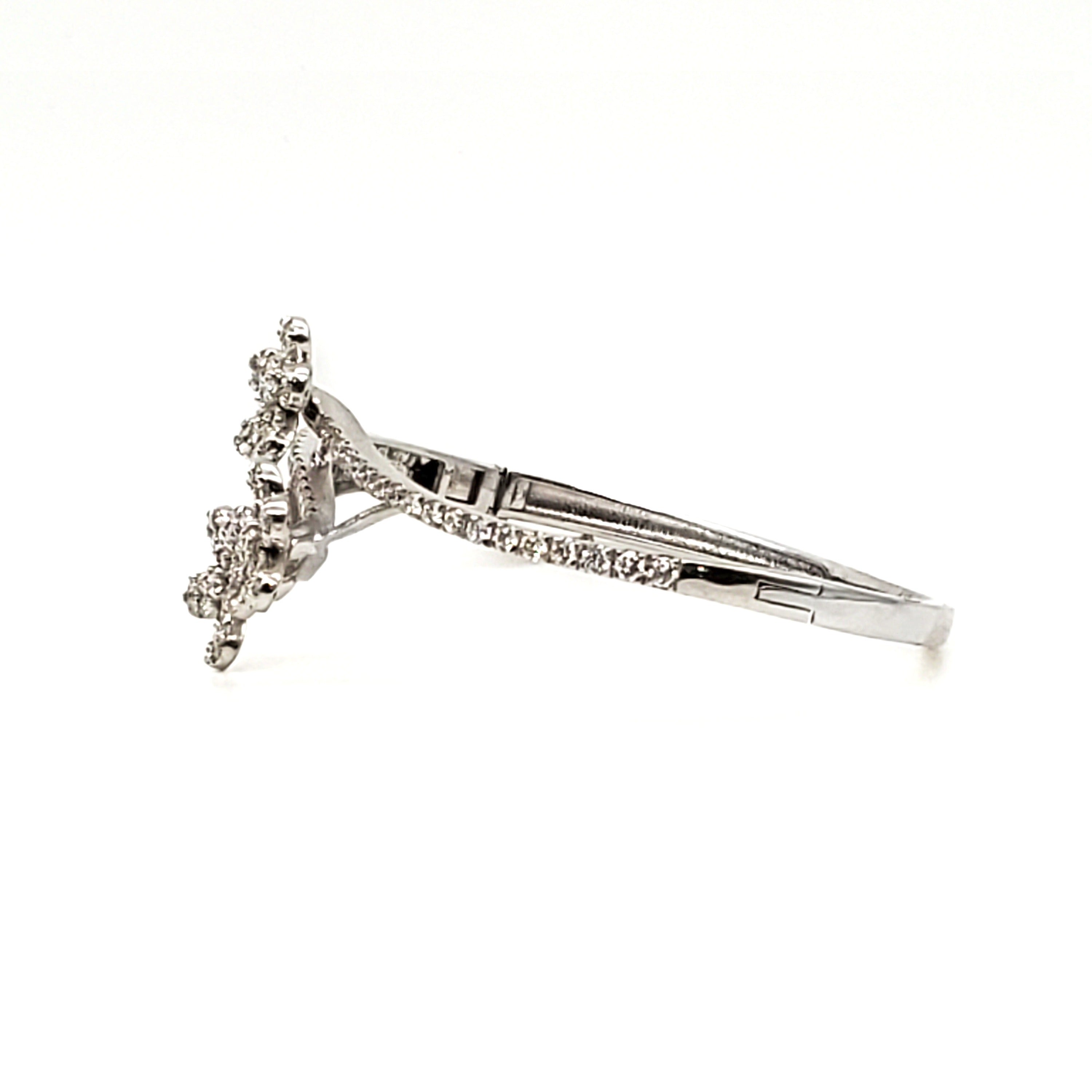 Flower Diamond Bangle image 1