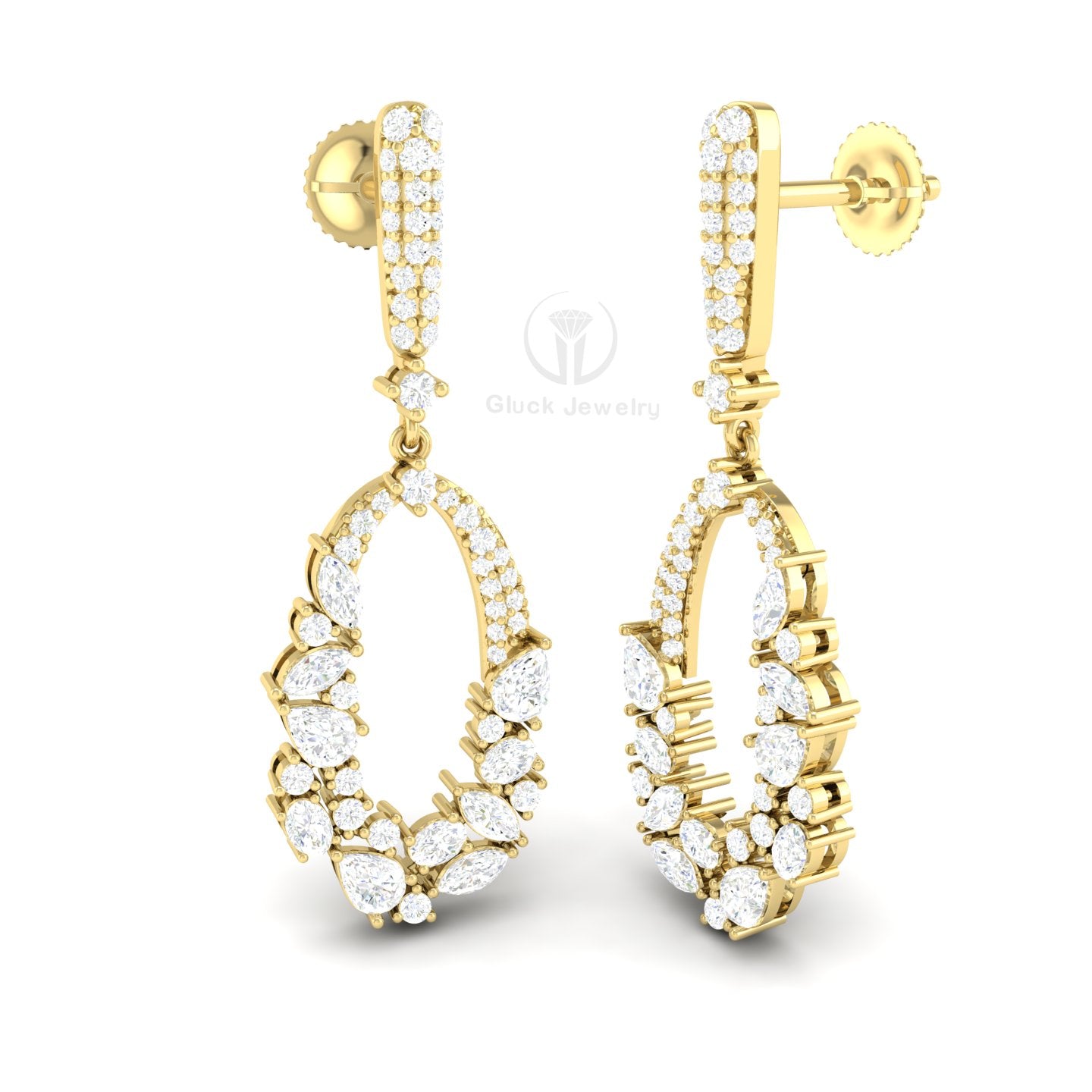 Fancy Shape Drop Dangle Earring image 7