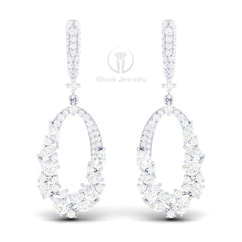 Fancy Shape Drop Dangle Earring image 2