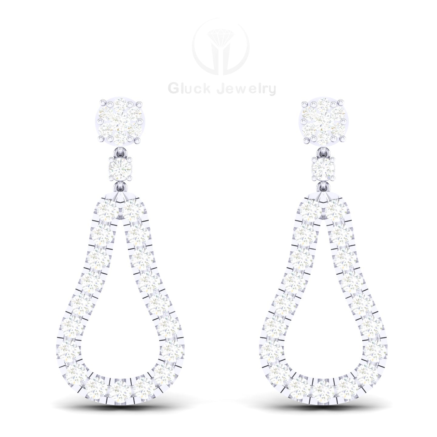 Pear Shape Dangle Earring image 7