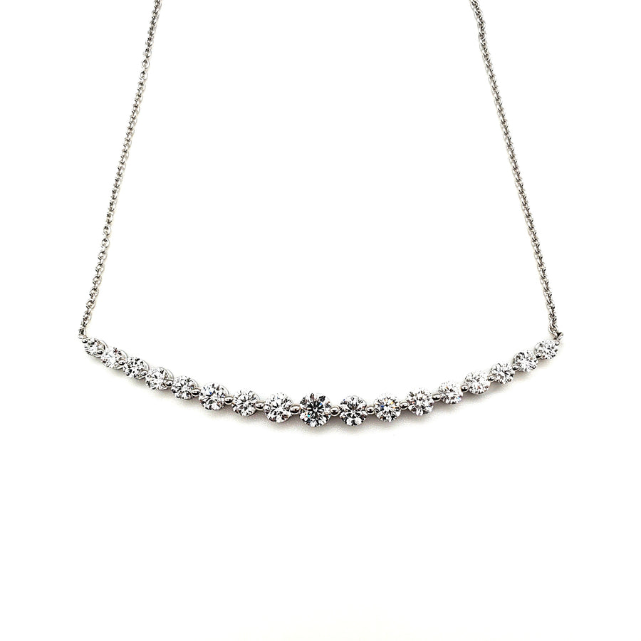 Oria Graduated Diamond Necklace