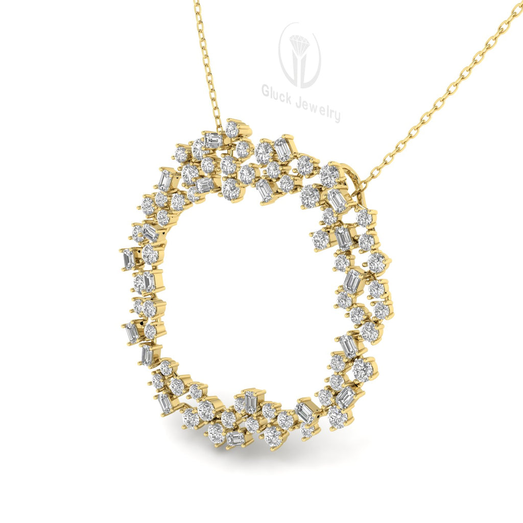 Full Moon Diamond Pendant image 6