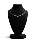 Marquise & Yellow Sapphire Tennis Necklace (10 pts side diamonds) image 0