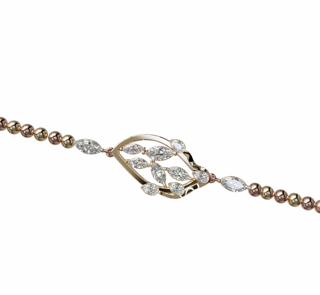 Fancy Diamond Chain Bracelet image 0