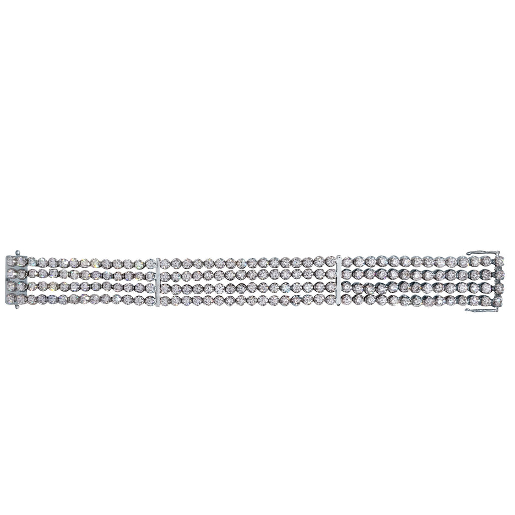 Four Row Tennis Diamond Bracelet image 3