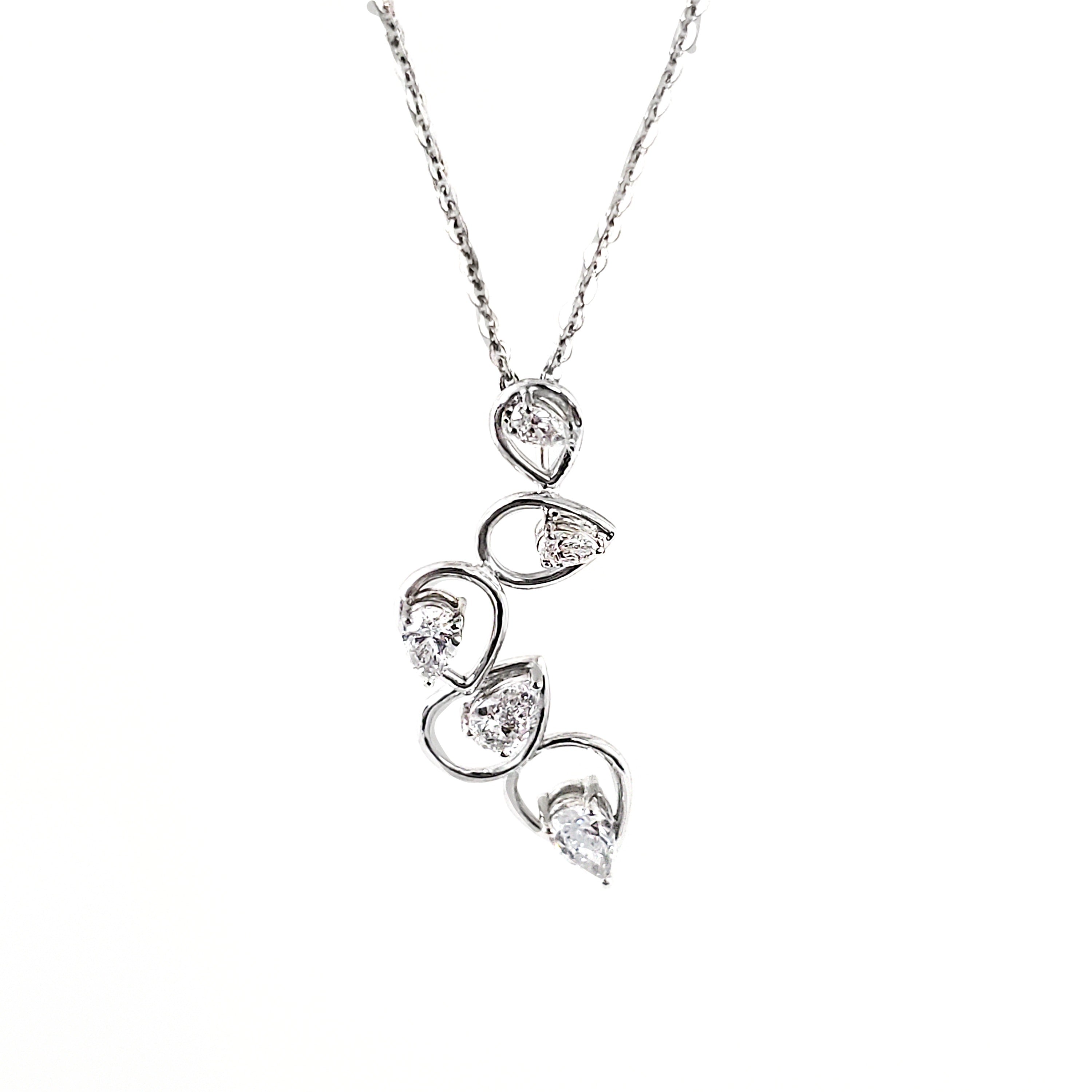 Pear Shape Diamond Pendant image 0