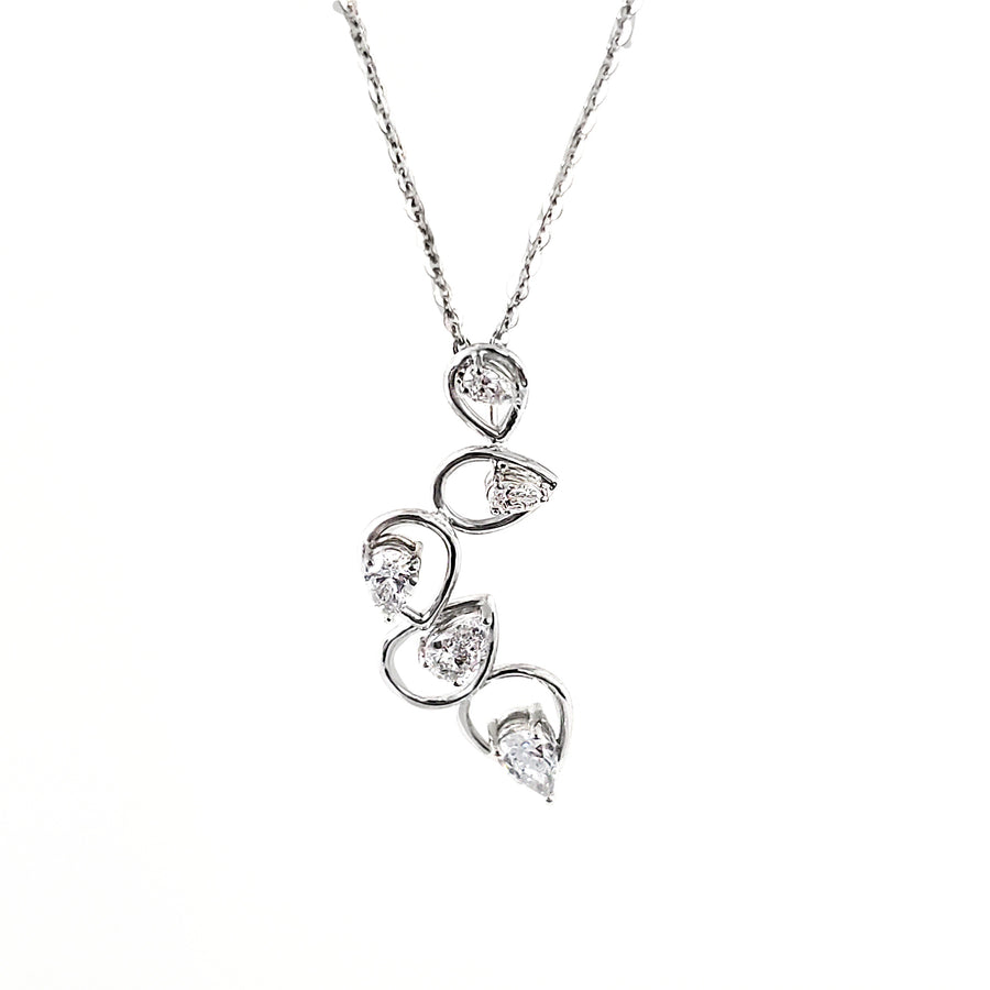 Pear Shape Diamond Pendant
