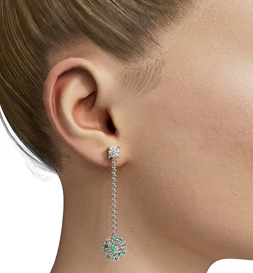 New Year Drop Dangle Earring