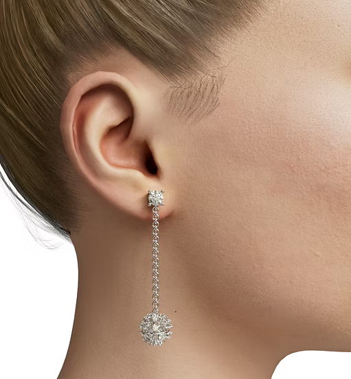 New Year Drop Dangle Earring