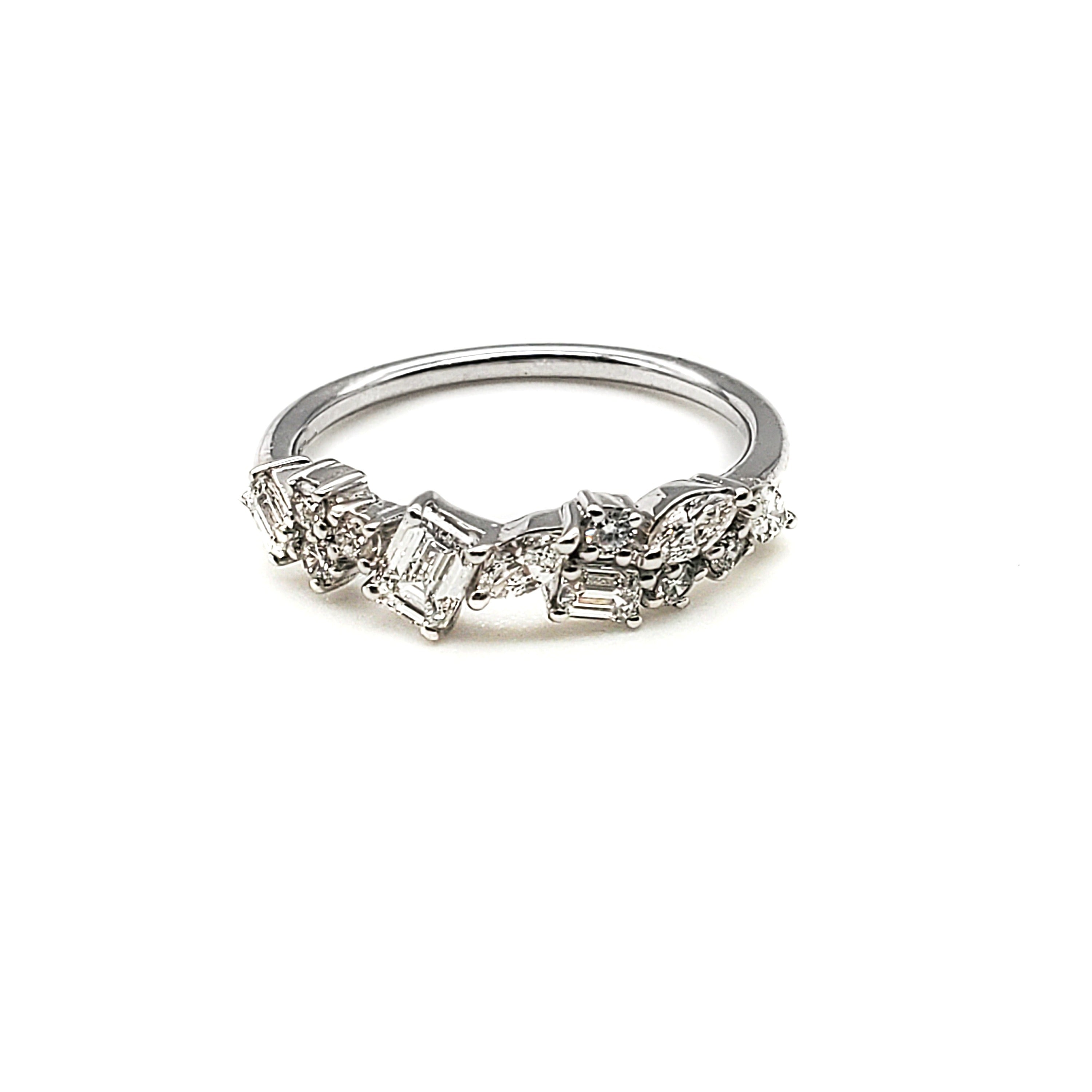 Fancy Cluster Fashion Ring image 6