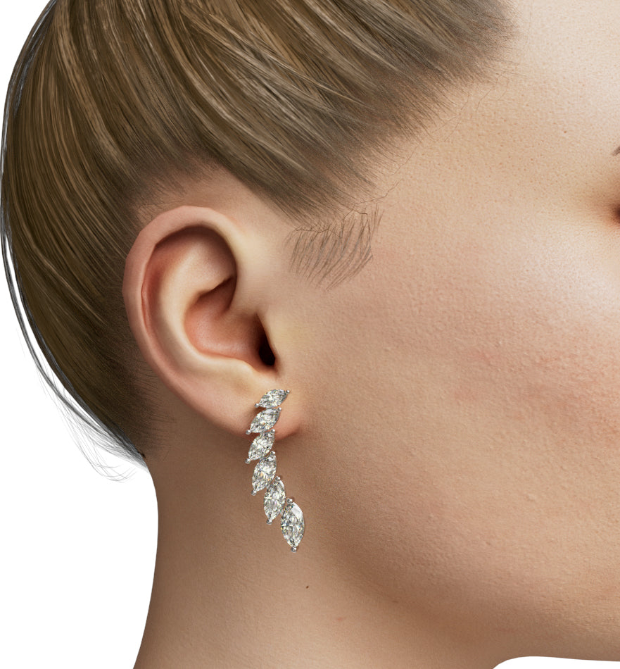 Marquise Fancy Diamond Earring image 0