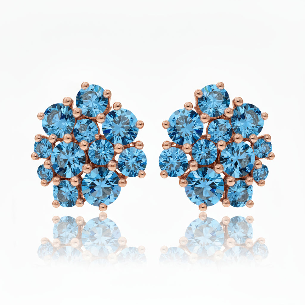 Eternal Cluster Diamond Earring image 3