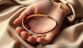 Gold name bangle image 0