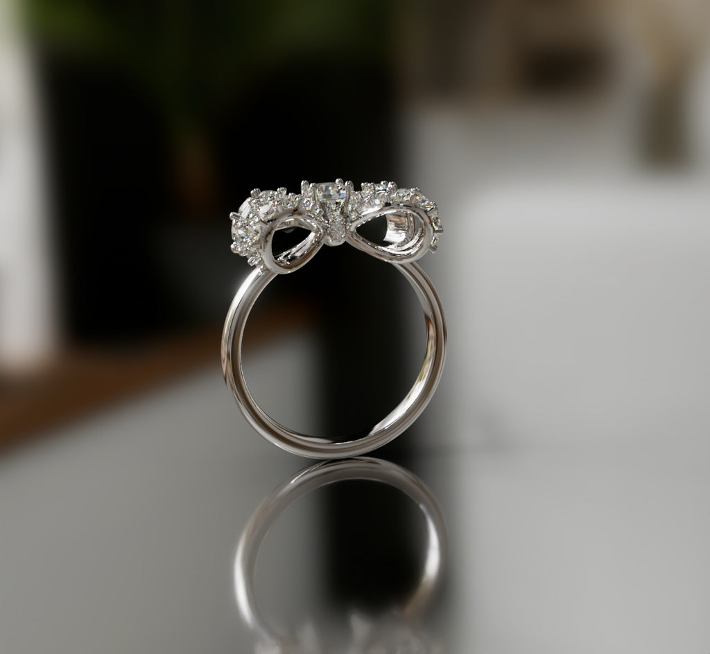 Knot Fancy Diamond Ring image 2