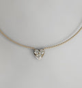3 Carat Total Heart Shape Pendant image 6