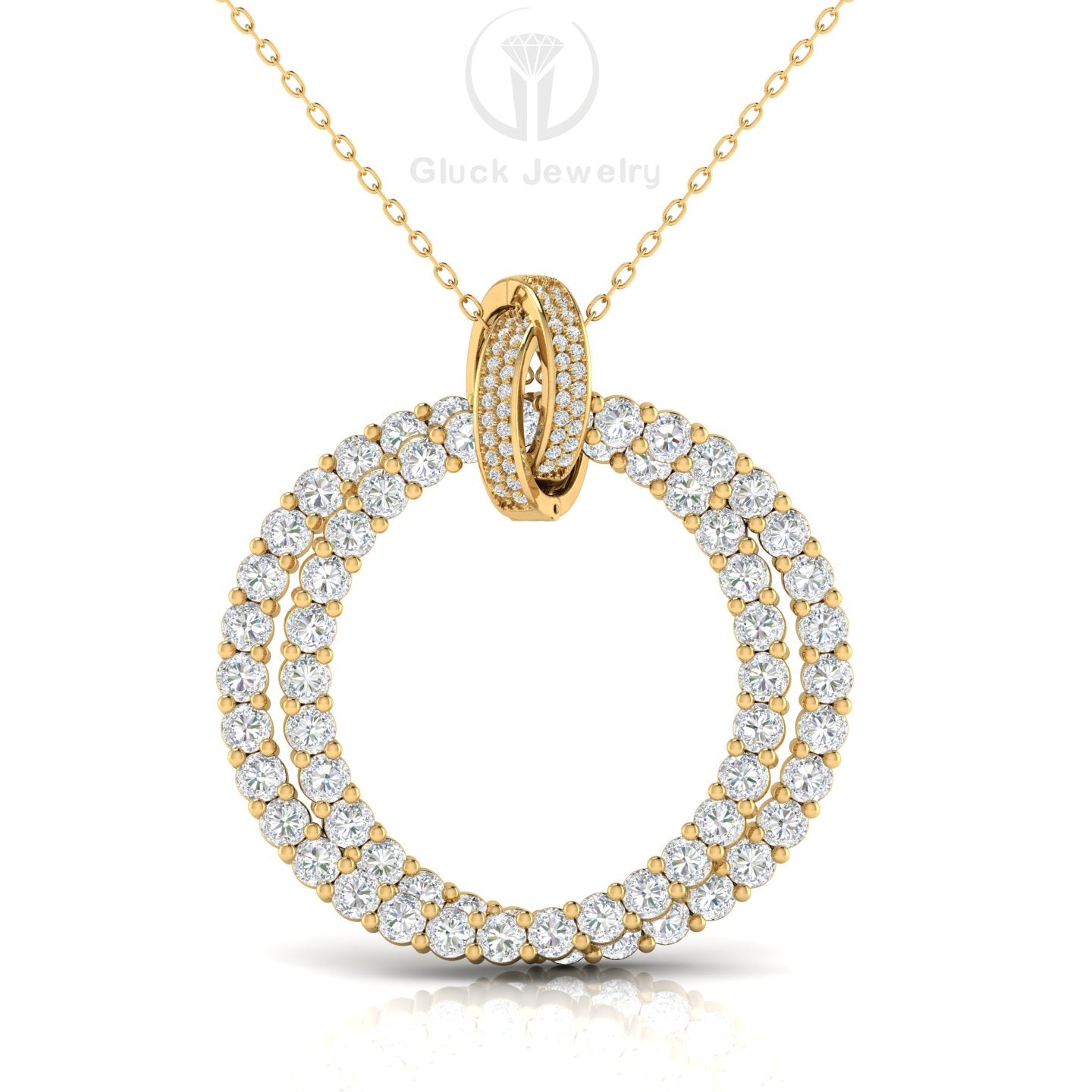 Double Circle Fancy Pendant image 11