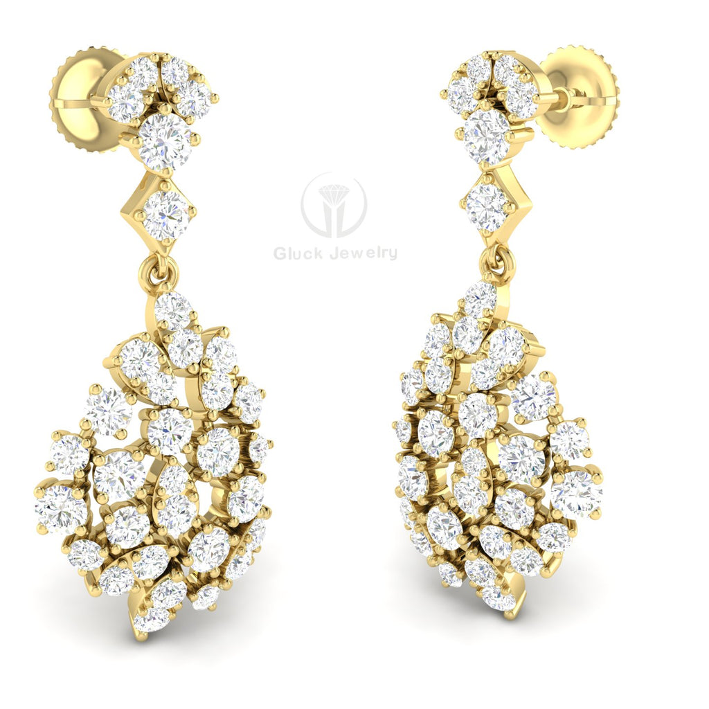 Diamond Dangle Earring image 5