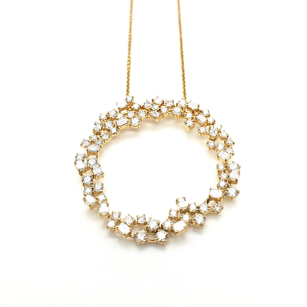 Full Moon Diamond Pendant image 0