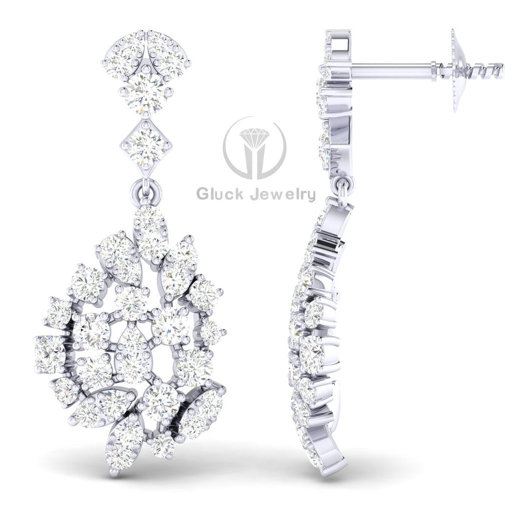 Diamond Dangle Earring image 6