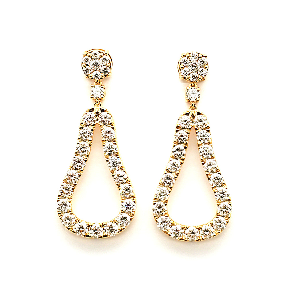Pear Shape Dangle Earring image 1
