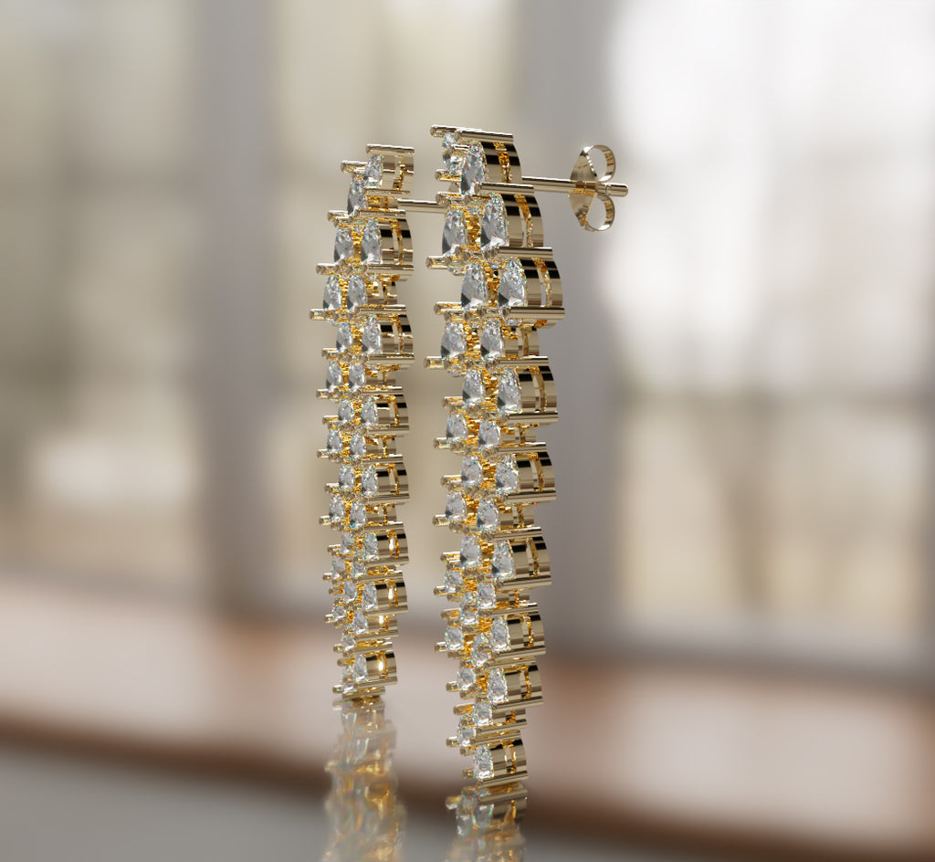Shining Drop Dangle Earring image 4