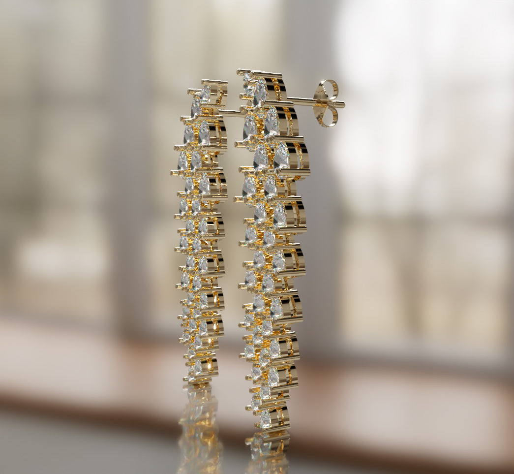 Shining Drop Dangle Earring image 4
