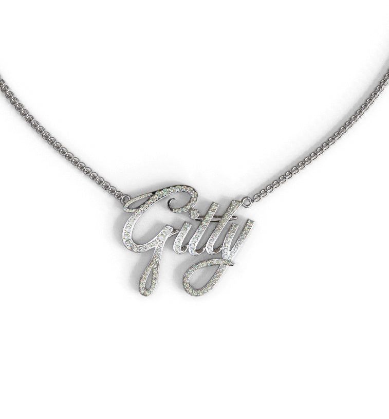Your Name Diamond Pendant