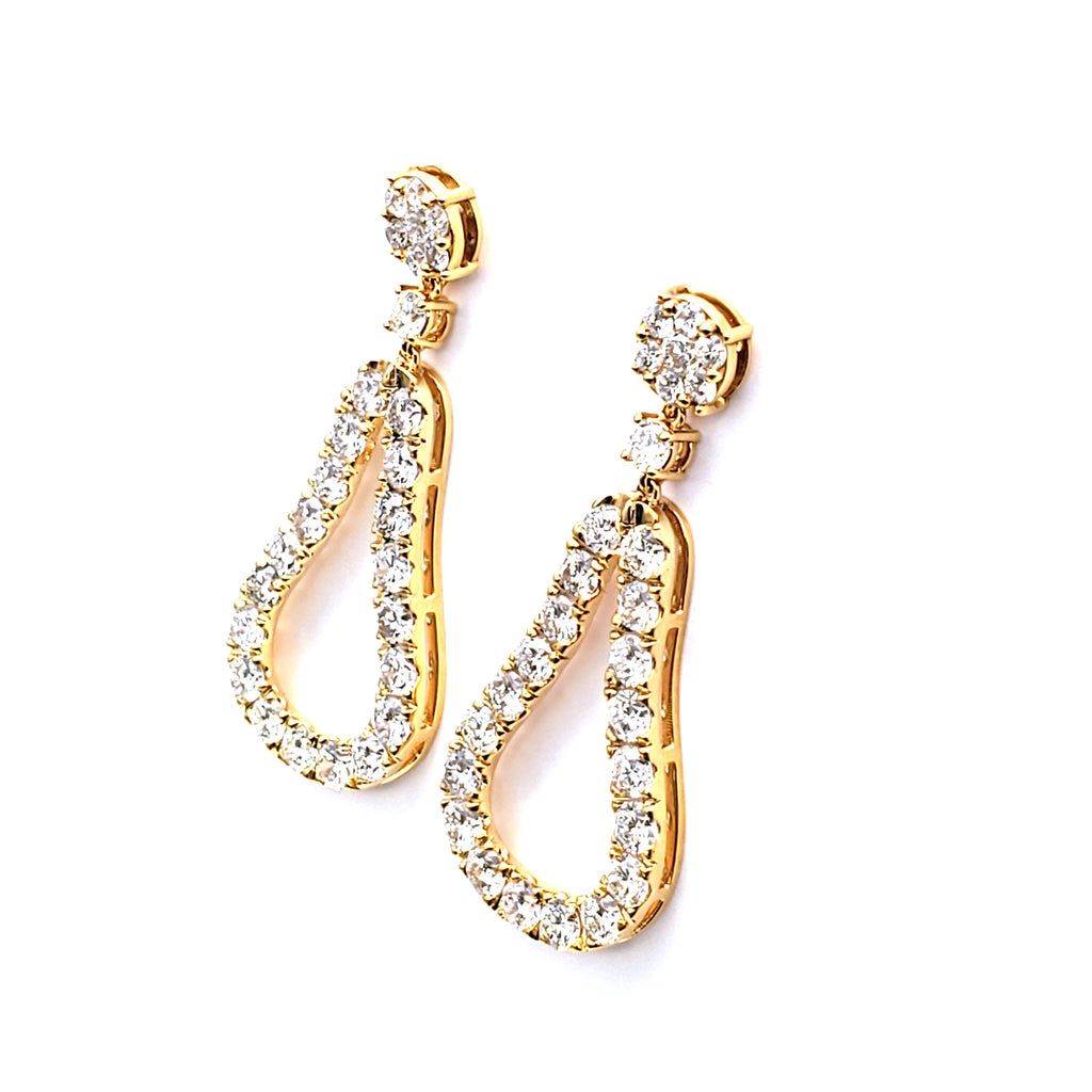 Pear Shape Dangle Earring image 2