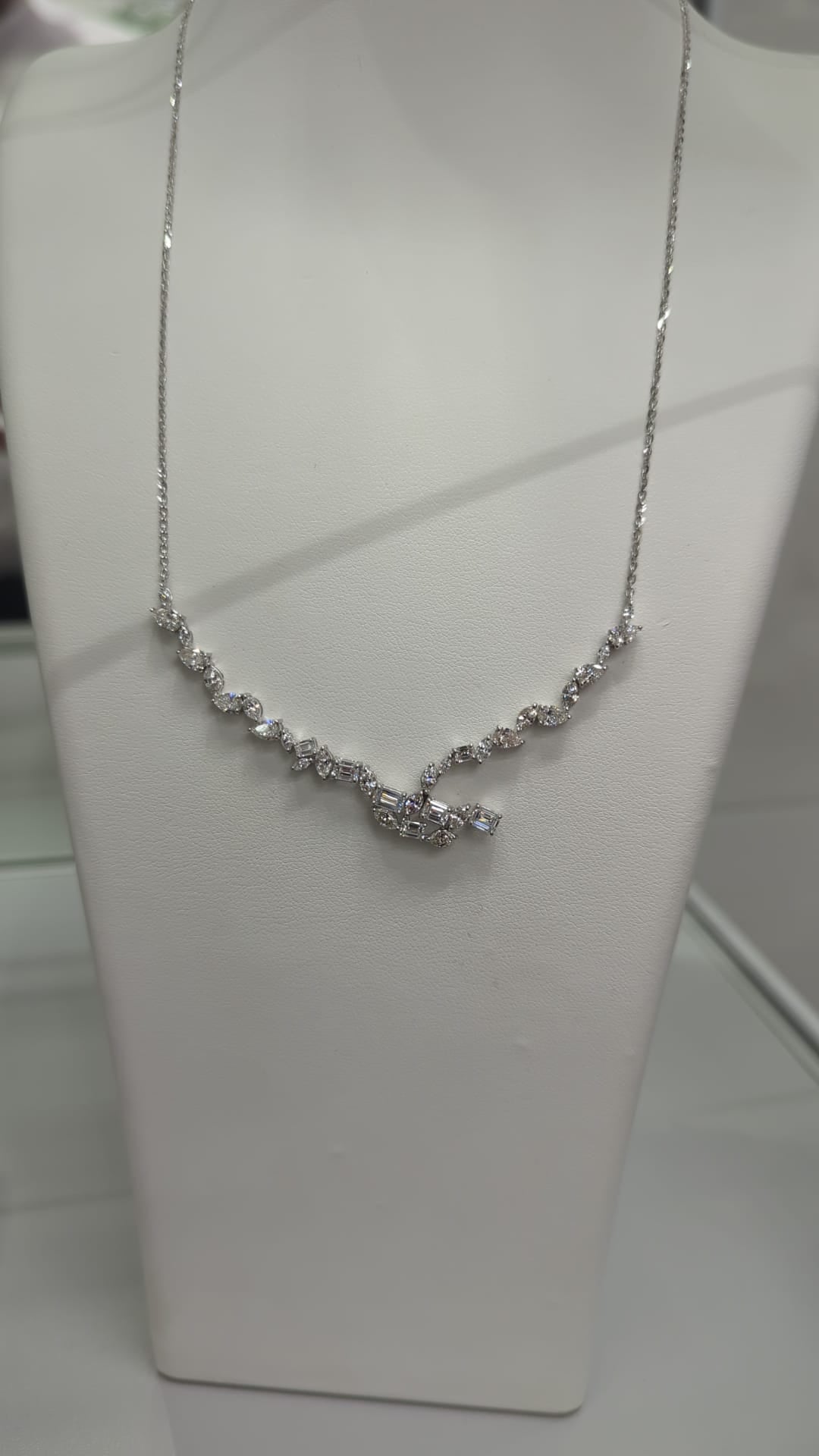 Fancy Shapes Diamond Necklace image 0