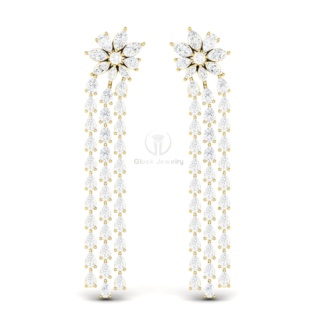 Fancy Shape Dangle Drop Earring image 5
