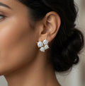 Four Stone Stud Earring