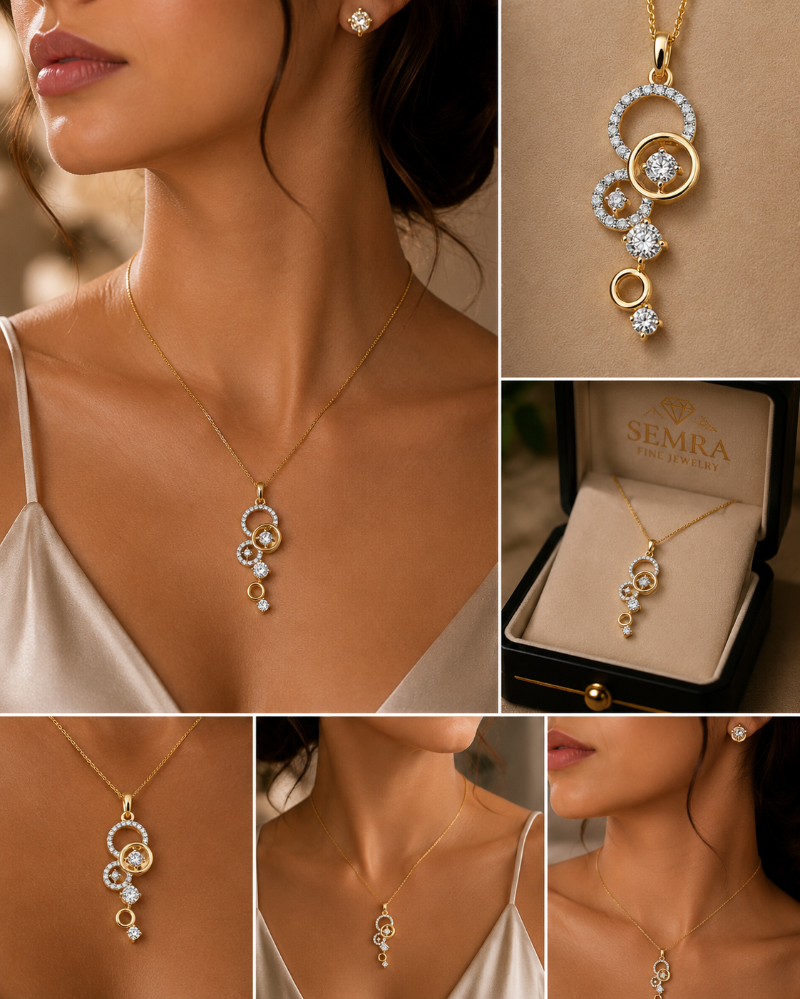 Circle Drop Dangling Pendant
