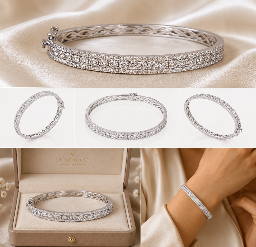 Diamond Tennis Bangle