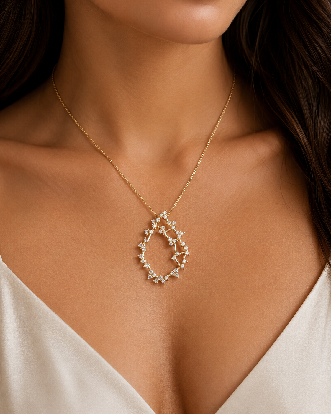 Abstract Fancy Pair Pendant