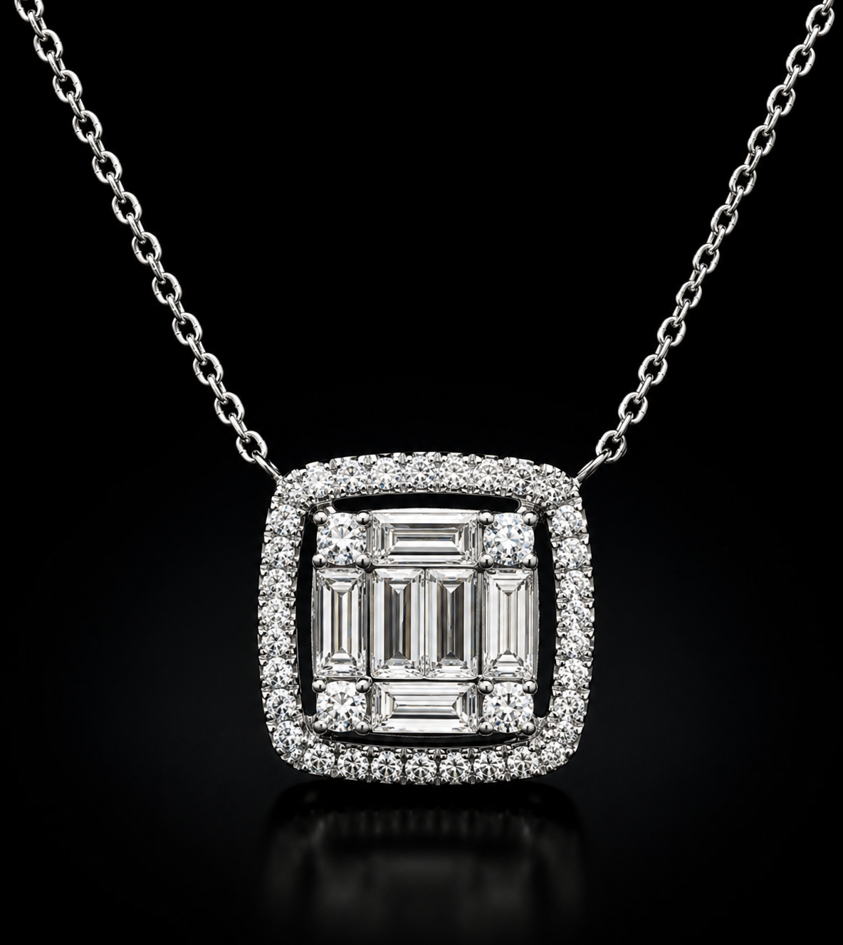 Cushion Shape Pendant